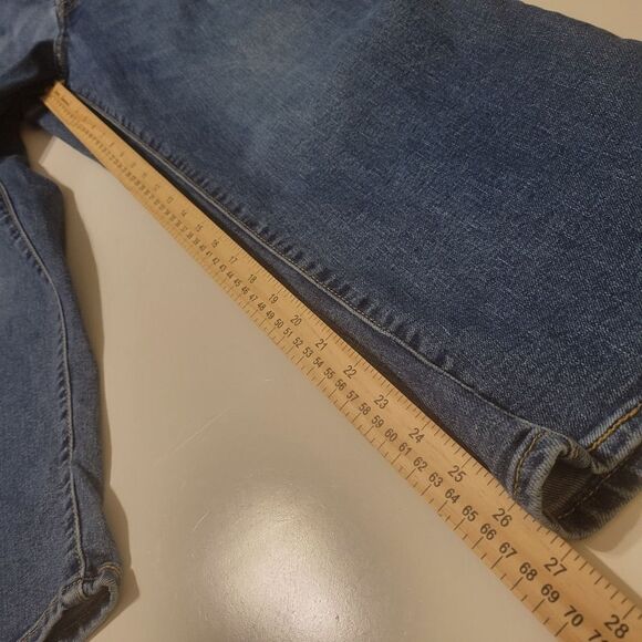 NEW 18W LEVI'S WEDGIE STRAIGHT LEG HIGH RISE BUTTON DENIM JEANS 18 W NWT - Picture 4 of 16